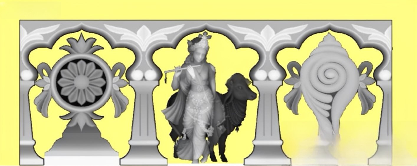 Mix - MIX-113 Divine Carved Relief CNC Design